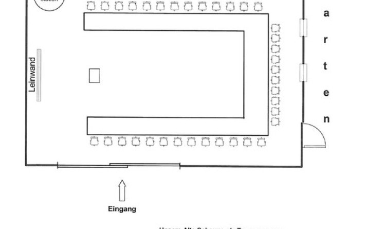 Raumskizze Alte Scheune