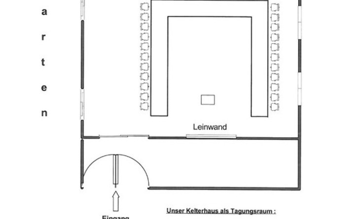 Raumskizze Kelterhaus